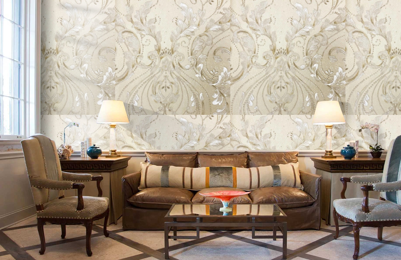 Обои 82440 фото в интерьере кабинета