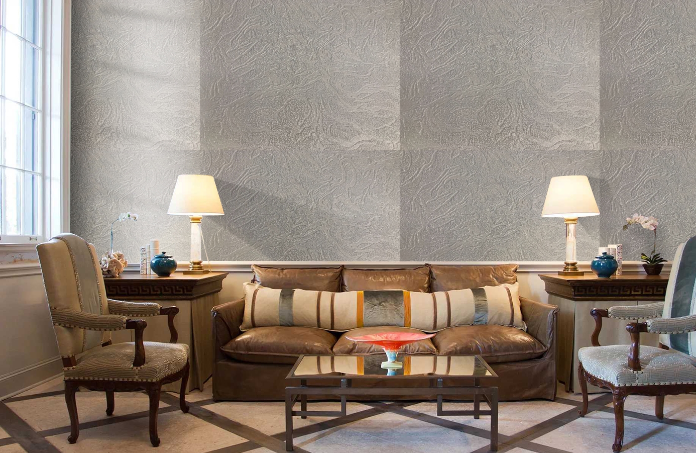 Обои 82446 фото в интерьере кабинета