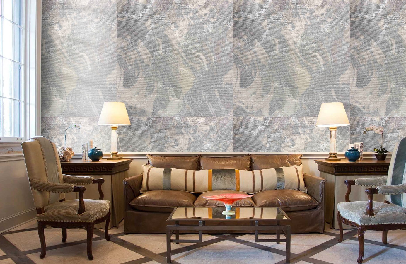 Обои 82458 фото в интерьере кабинета