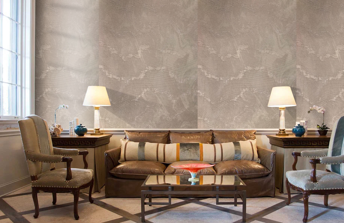 Обои 82467 фото в интерьере кабинета