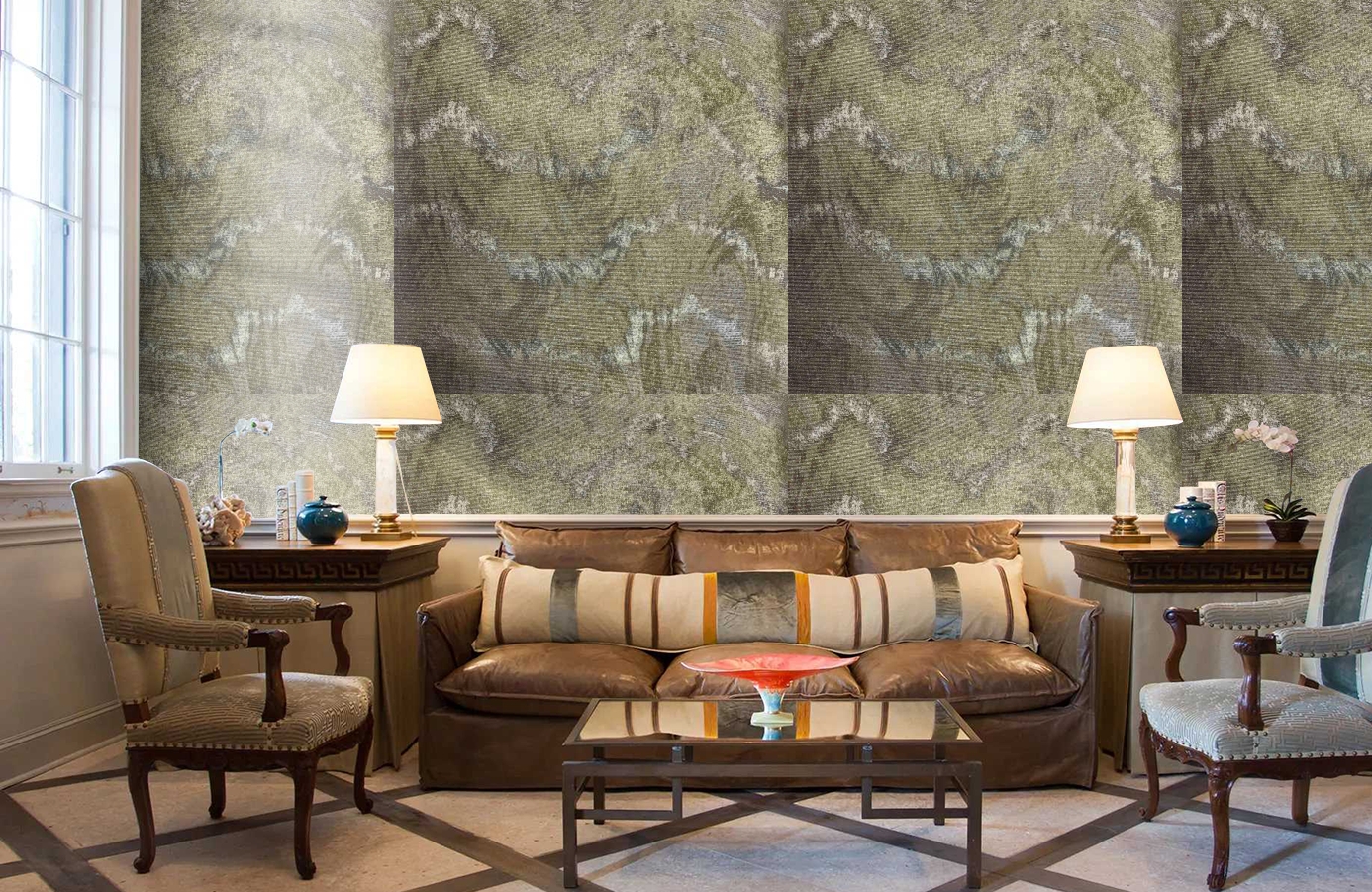 Обои 82470 фото в интерьере кабинета