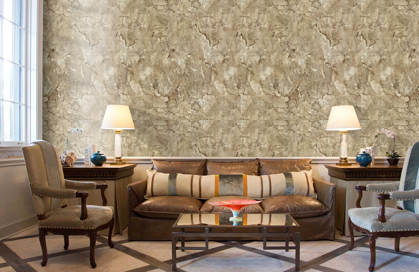 Обои 82606 фото в интерьере кабинета