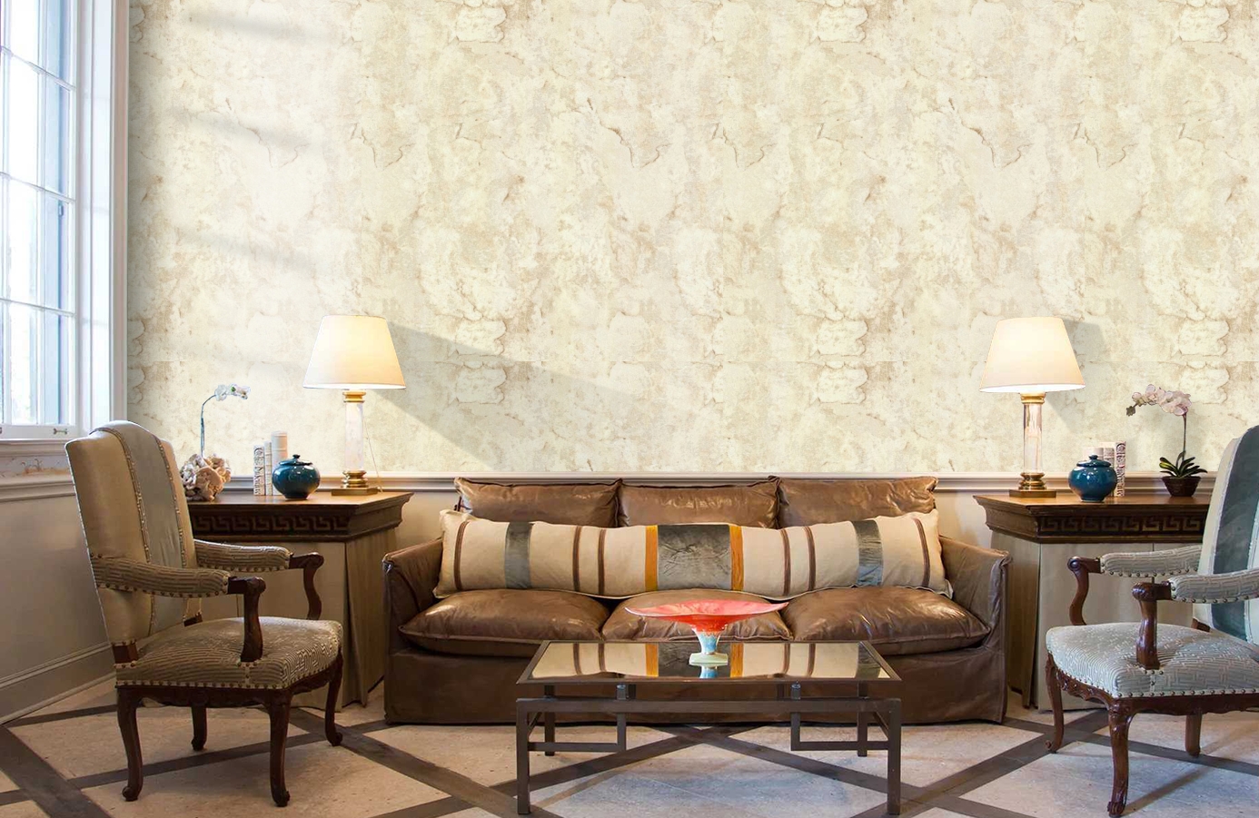 Обои 82614 фото в интерьере кабинета