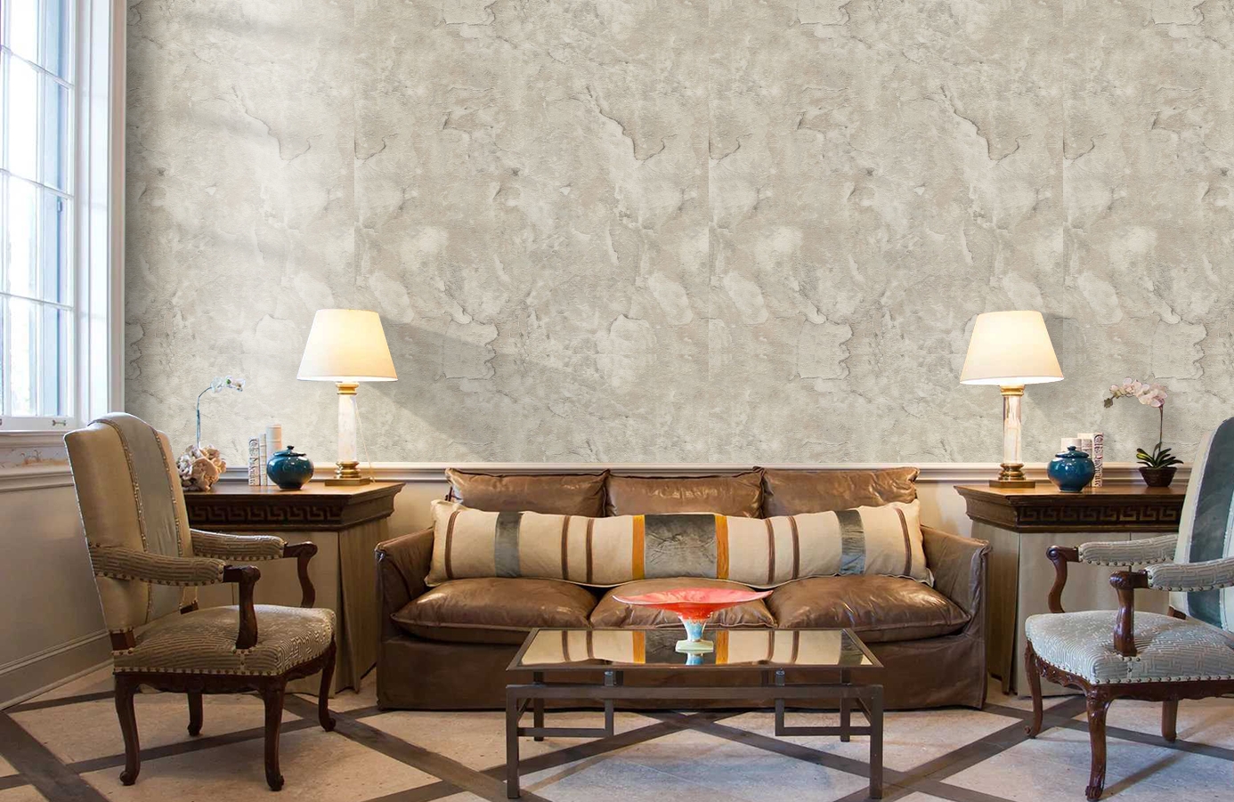 Обои 82660 фото в интерьере кабинета