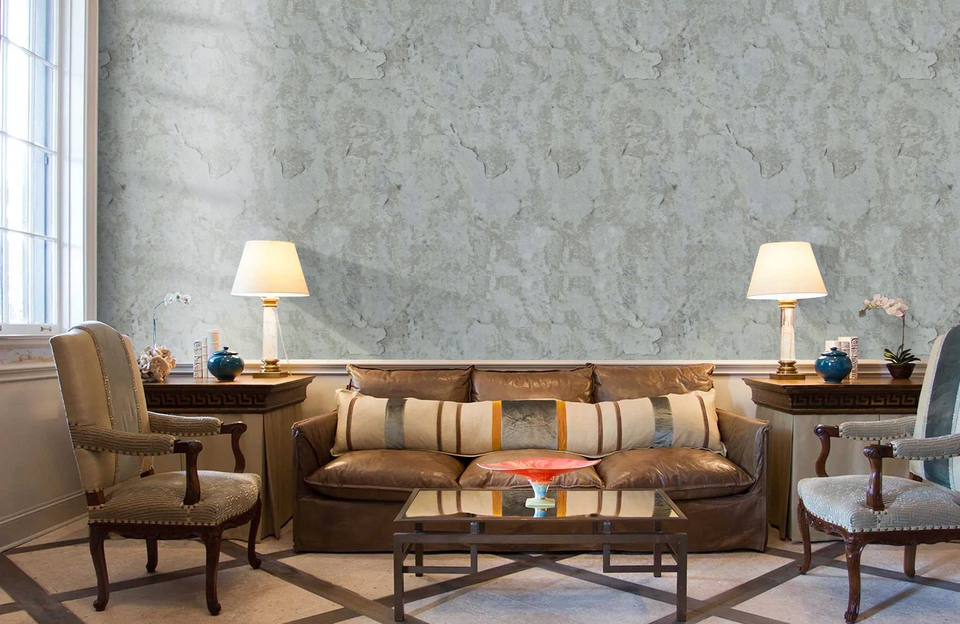 Обои 82661 фото в интерьере кабинета