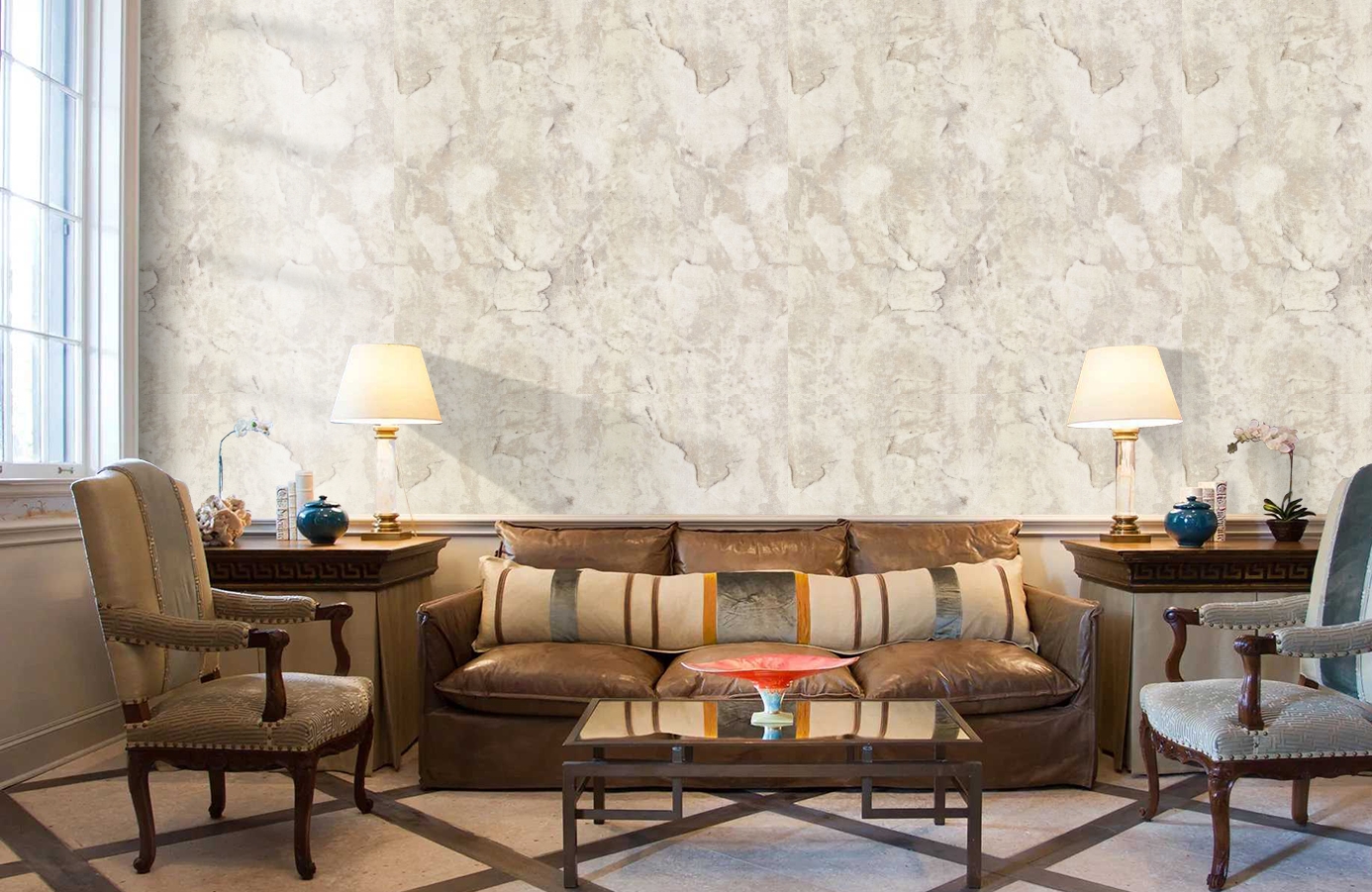 Обои 82677 фото в интерьере кабинета