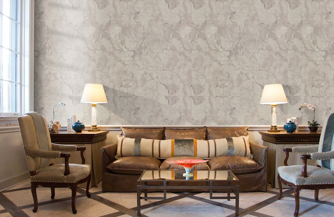 Обои 82695 фото в интерьере кабинета