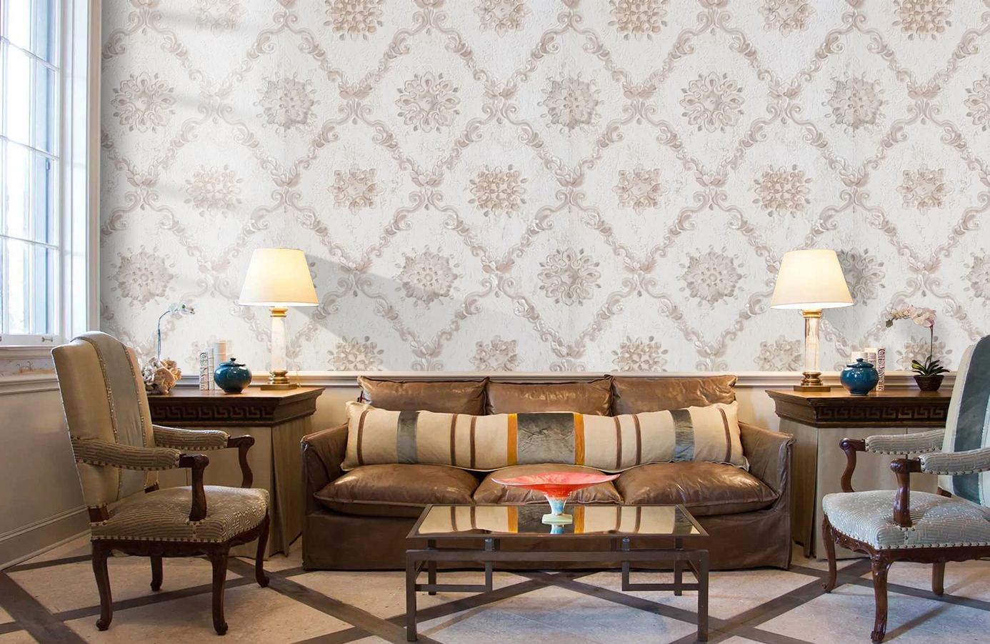 Обои 82822 фото в интерьере кабинета