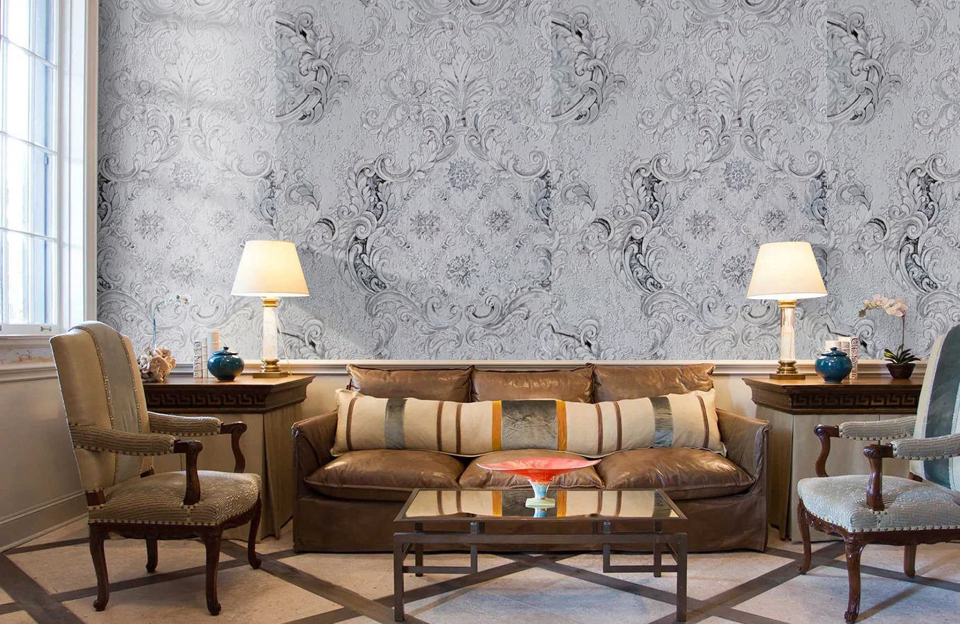 Обои 82830 фото в интерьере кабинета