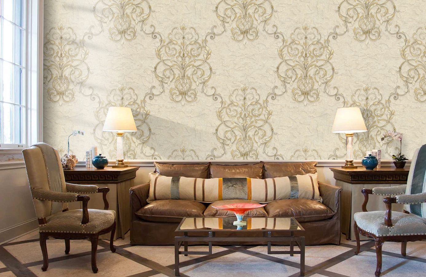 Обои 83301 фото в интерьере кабинета