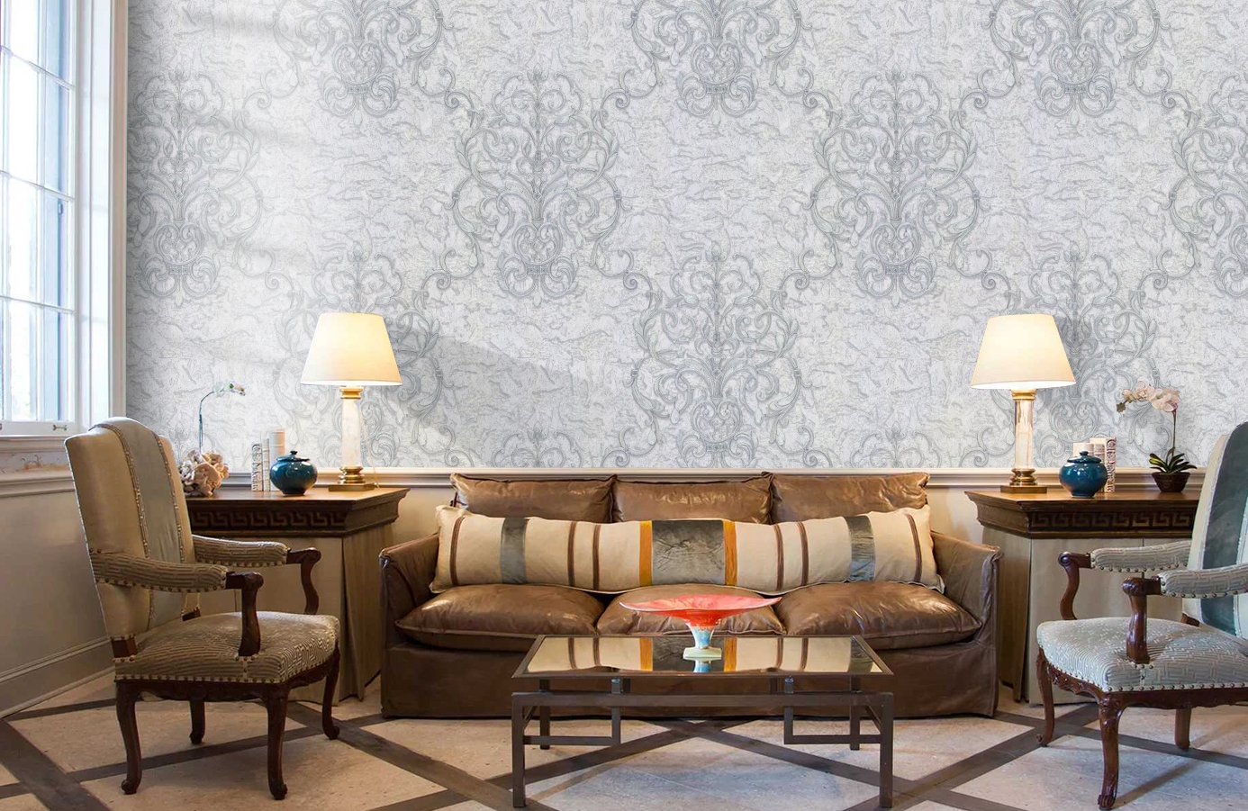 Обои 83310 фото в интерьере кабинета