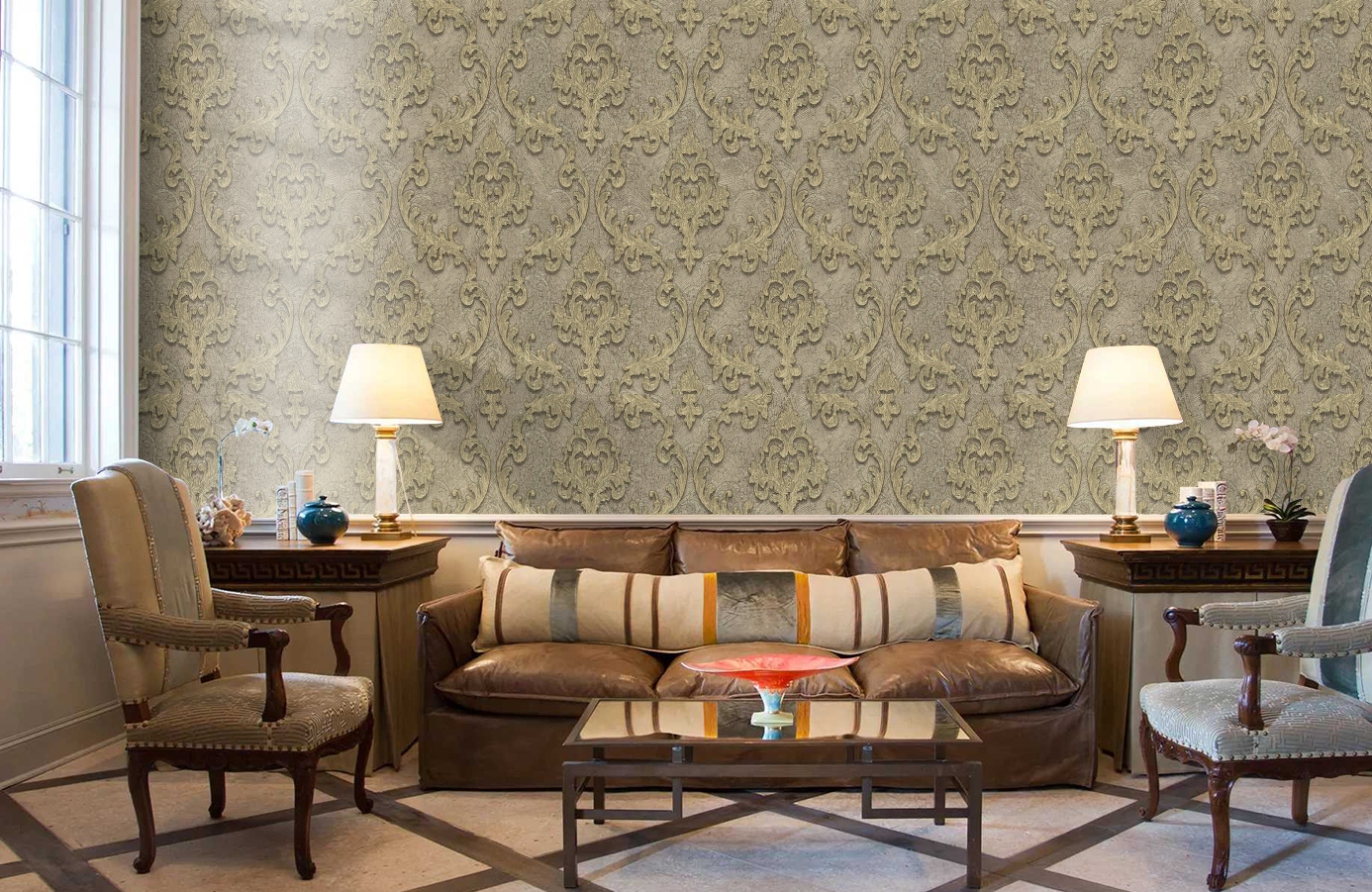 Обои 83340 фото в интерьере кабинета