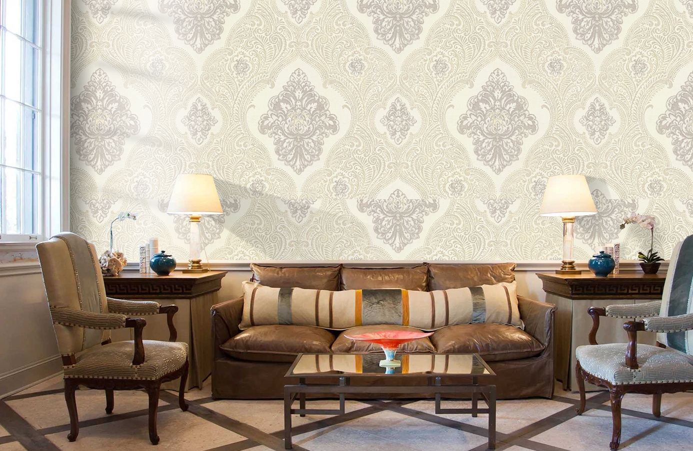 Обои 83407 фото в интерьере кабинета