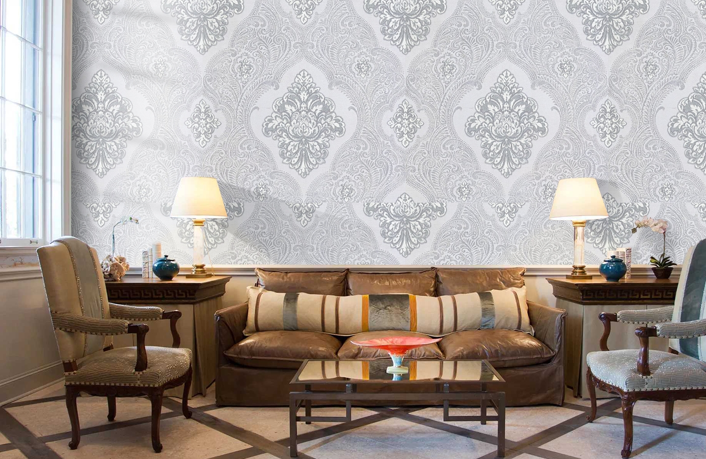 Обои 83413 фото в интерьере кабинета