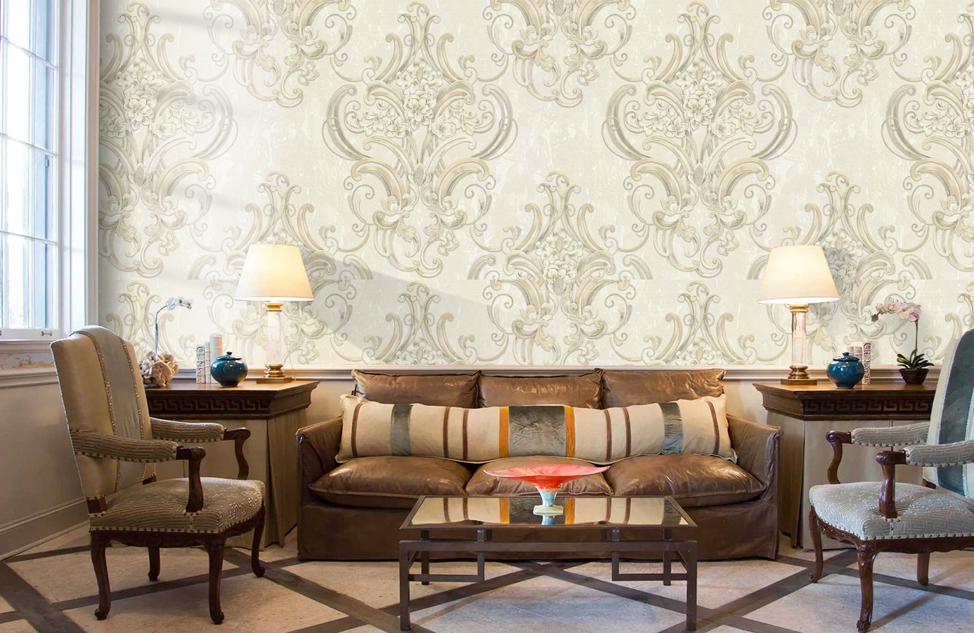 Обои 83417 фото в интерьере кабинета