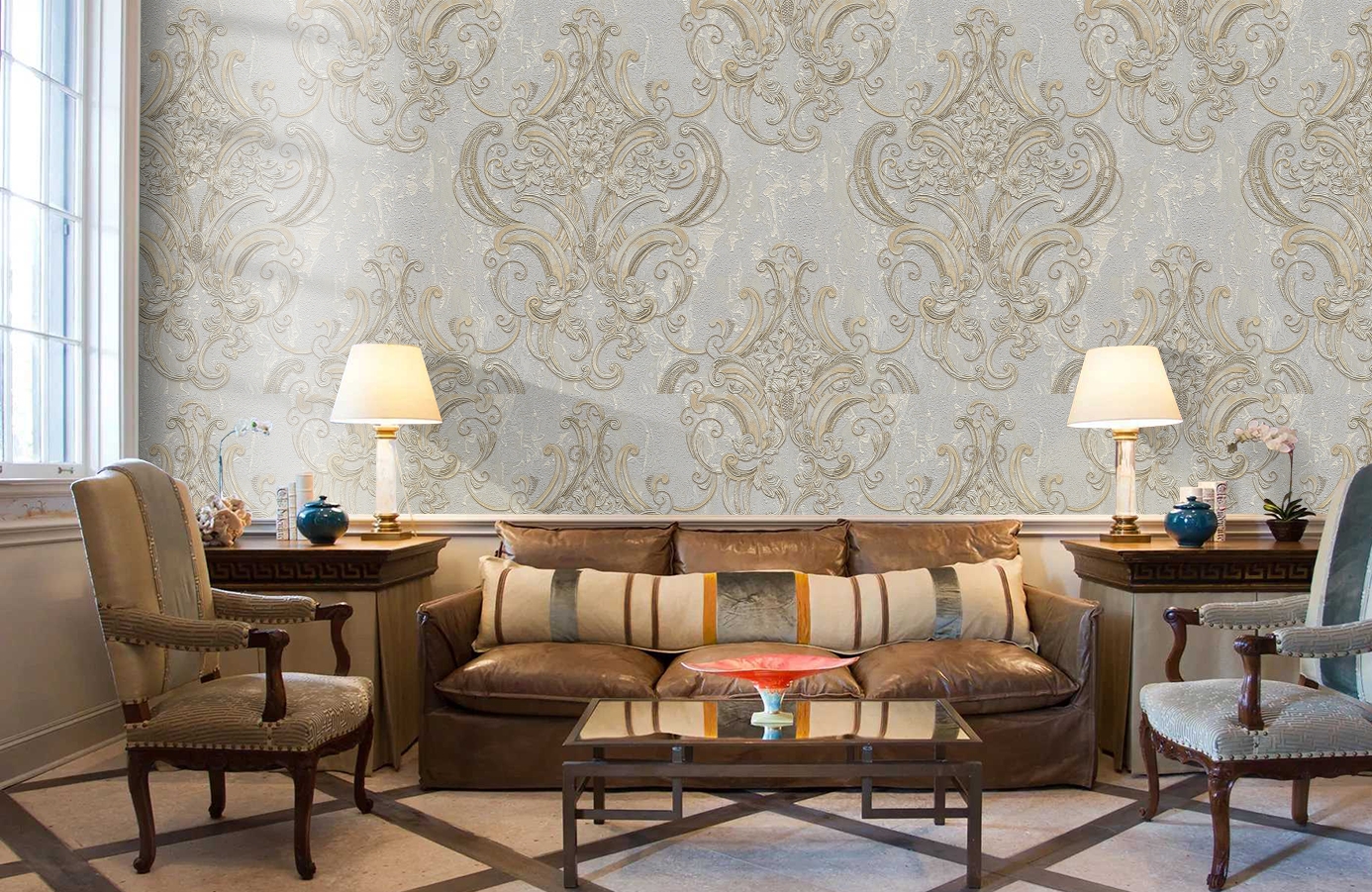 Обои 83418 фото в интерьере кабинета