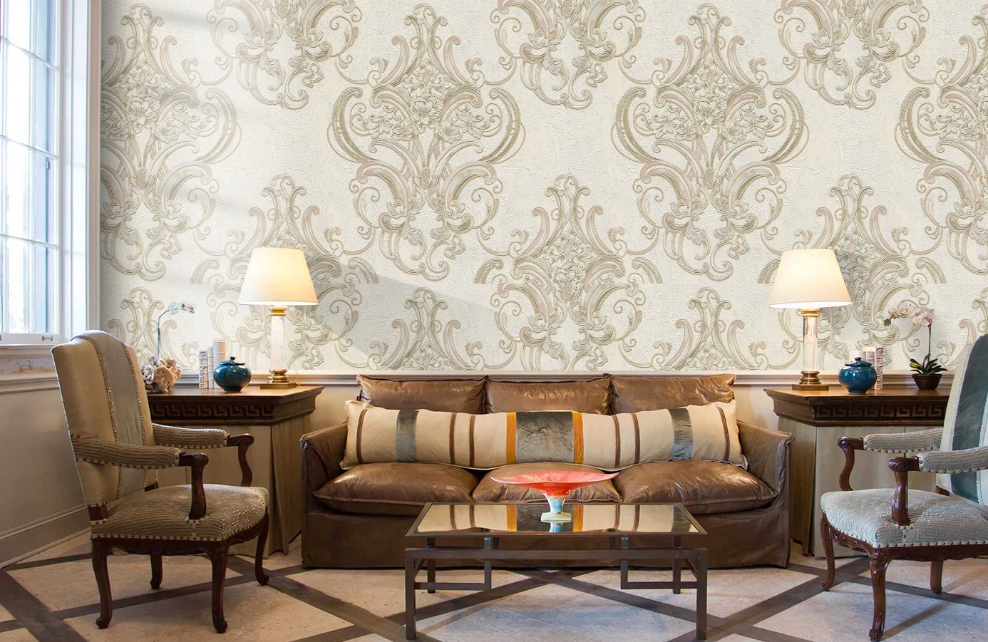 Обои 83422 фото в интерьере кабинета