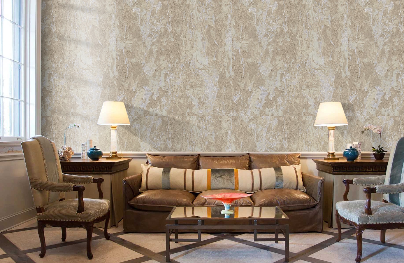 Обои 83434 фото в интерьере кабинета