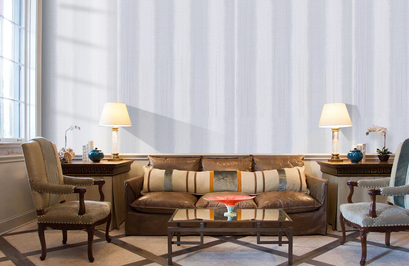 Обои 83474 фото в интерьере кабинета