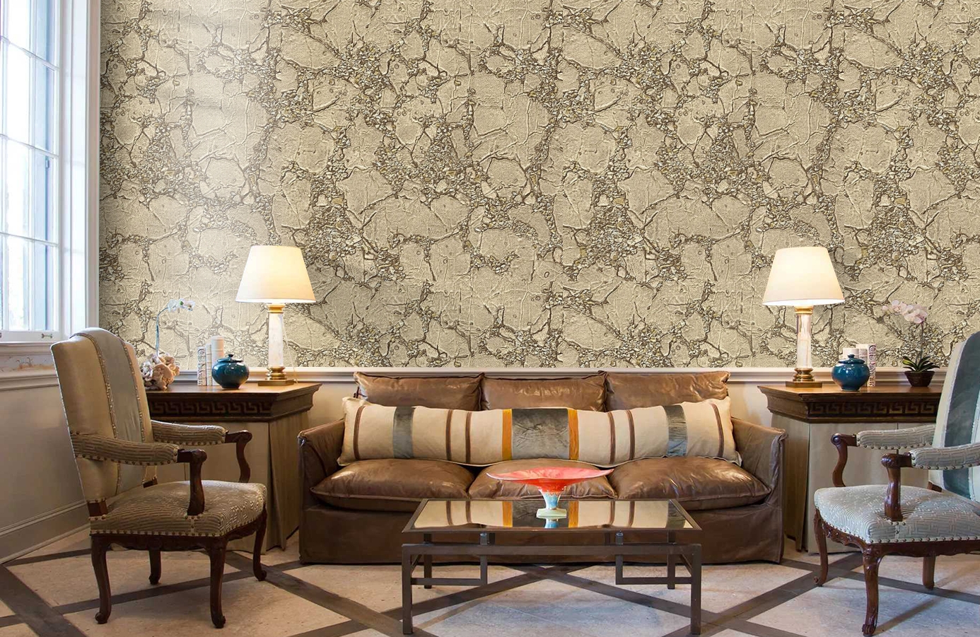 Обои 83552 фото в интерьере кабинета