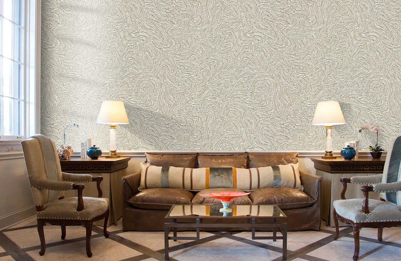 Обои 83586 фото в интерьере кабинета