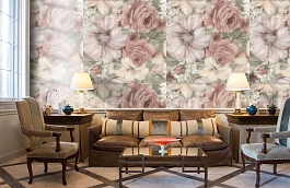 Обои 1110-04 фото в интерьере кабинета превью