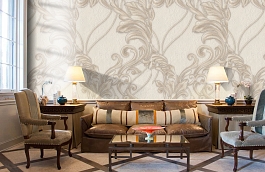 Обои 1153-01 фото в интерьере кабинета превью