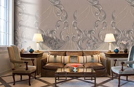 Обои 1153-12 фото в интерьере кабинета превью