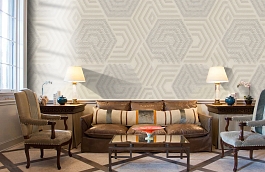 Обои 1161-01 фото в интерьере кабинета превью