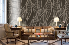 Обои 1163-12 фото в интерьере кабинета превью