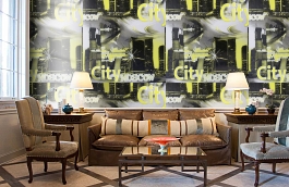 Обои 2902-5 фото в интерьере кабинета превью