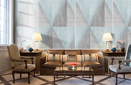 Обои 3472-5 фото в интерьере кабинета превью