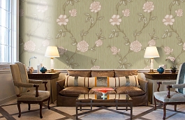 Обои 3519-6 фото в интерьере кабинета превью