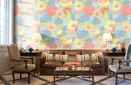 Обои 3564-5 фото в интерьере кабинета превью