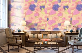 Обои 3564-6 фото в интерьере кабинета превью