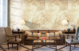 Обои 3587-4 фото в интерьере кабинета превью