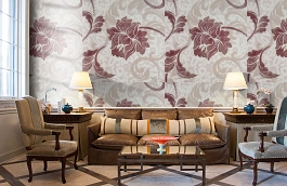 Обои 3593-6 фото в интерьере кабинета превью