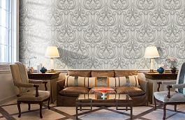 Обои 3633-6 фото в интерьере кабинета превью