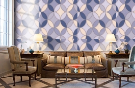 Обои 3722-2 фото в интерьере кабинета превью