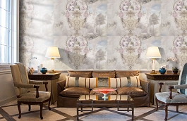 Обои 4035-5 фото в интерьере кабинета превью