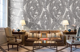 Обои 4558-4 фото в интерьере кабинета превью