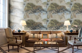 Обои 46425 фото в интерьере кабинета превью