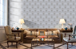 Обои 5136-10 фото в интерьере кабинета превью