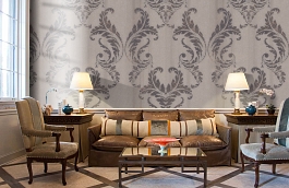 Обои 5274-09 фото в интерьере кабинета превью