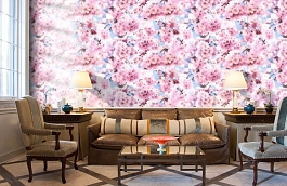 Обои 6142-3 фото в интерьере кабинета превью