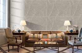 Обои 7025-12 фото в интерьере кабинета превью