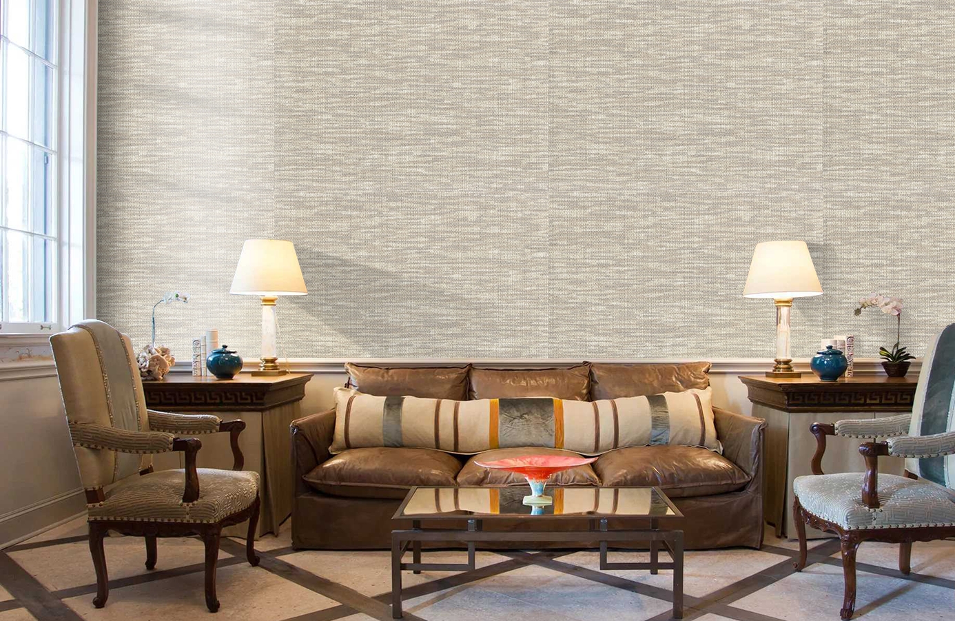 Обои 7032-02 фото в интерьере кабинета