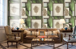 Обои 7043-04 фото в интерьере кабинета превью