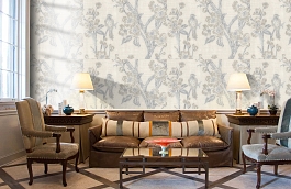 Обои 7049-00 фото в интерьере кабинета превью