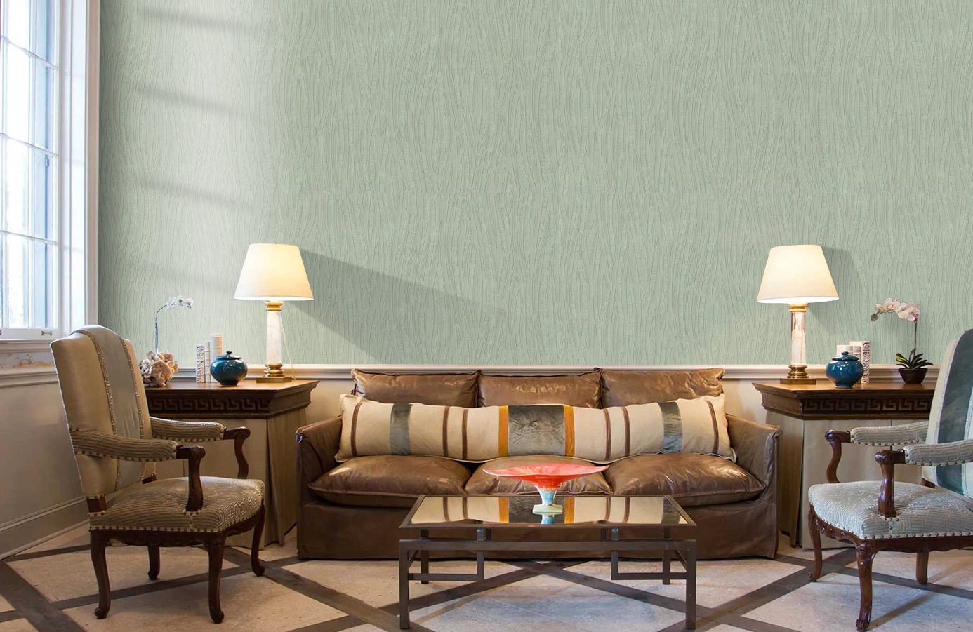 Обои 7052-04 фото в интерьере кабинета Обои 7052-04 фото в интерьере кабинета